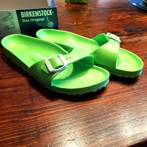 Lime green Birkinstocks